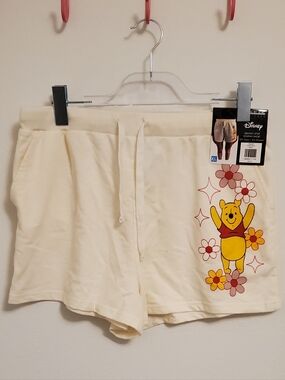 Disney Winnie the Pooh Cream Lounge Shorts